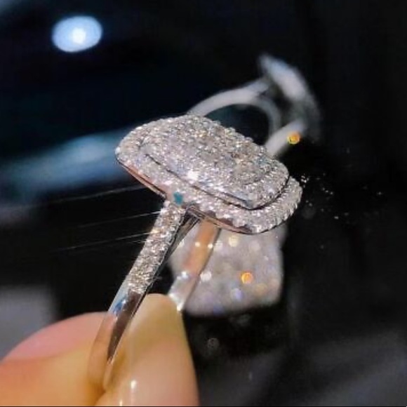 New 925 Sterling silver diamond ring - Picture 8 of 8